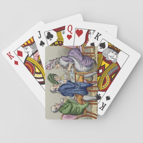 The Whist Party colour litho Playing Cards