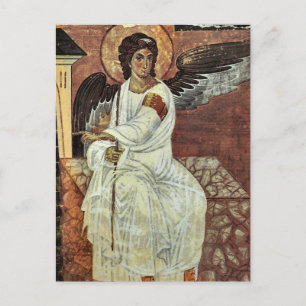 The White Angel Eastern Orthodox Christian Icon Postcard