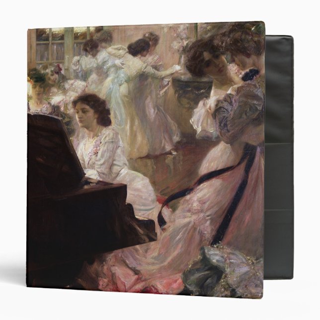 The White Ball, 1903 3 Ring Binder (Front/Inside)