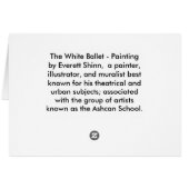 The White Ballet (Back Horizontal)