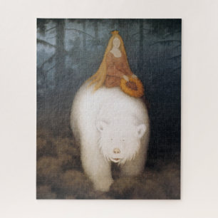 “The White Bear” by Theodor Kittelsen Jigsaw Puzzle