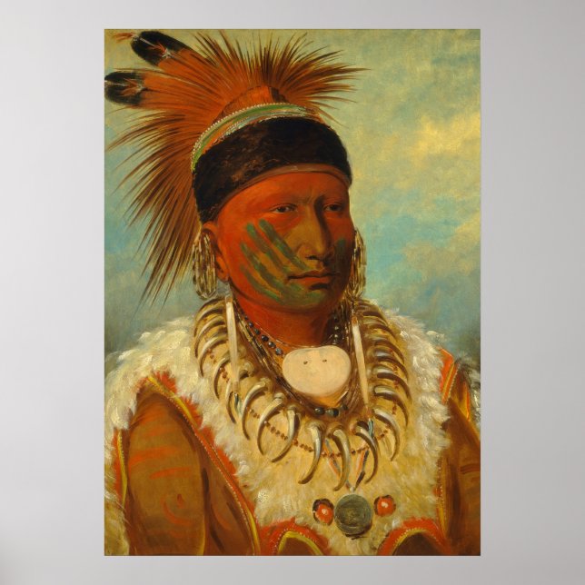 The White Cloud, Head Chief of the Iowas Poster (Front)