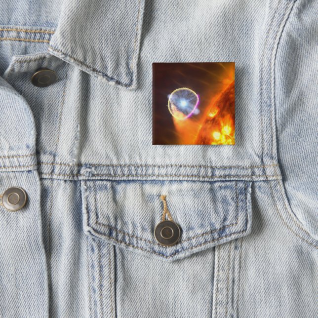 The White Dwarf Star In V407 Cygni Button (In Situ)