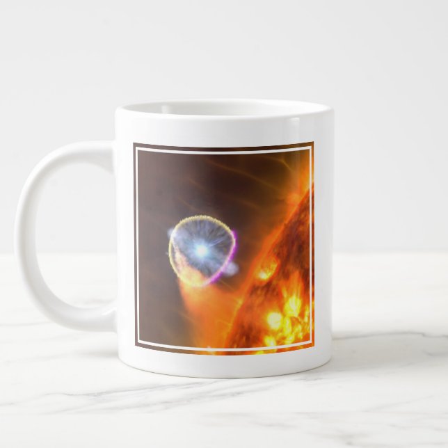 The White Dwarf Star In V407 Cygni Giant Coffee Mug (Left)