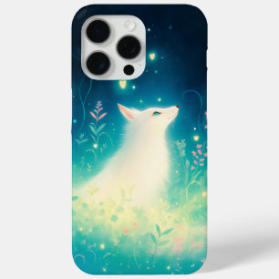 The White Fox Enchanted Gaze iPhone 15 Pro Max Case