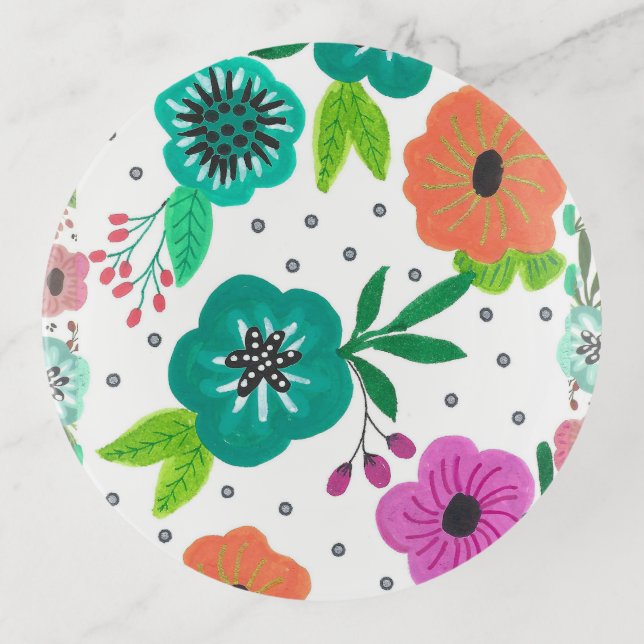 The White Harmony Trinket Tray (Front)