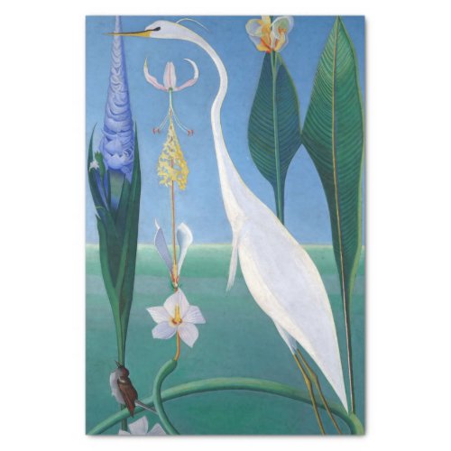 The White Heron by Joseph Stella Tissue Paper