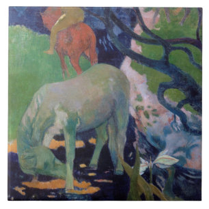 The White Horse, Gauguin Ceramic Tile