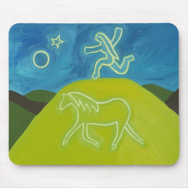 The White Horse in Somerset 2011 Mouse Pad (Front)