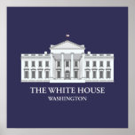 The White House Architectural Print