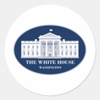 The White House Classic Round Sticker