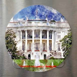 The White House in Washington DC – Southern Facade Magnet