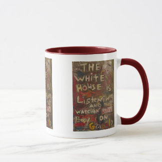 the white house is listening II Mug