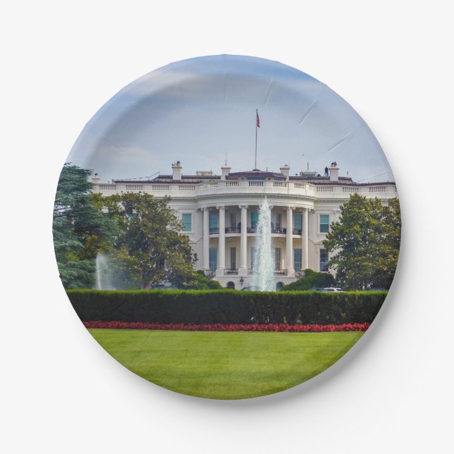 The White House Paper Plates (Front)