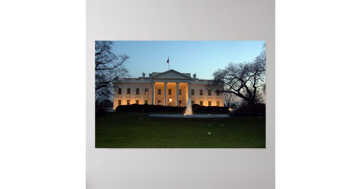 The White House Poster | Zazzle.com