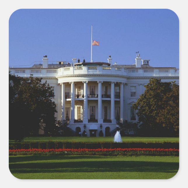 The White House Square Sticker (Front)