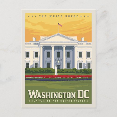 The White House  Washington DC Postcard
