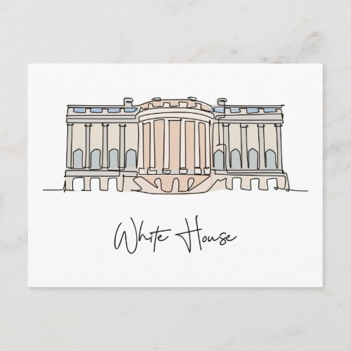 The White House  WASHINGTON DC Postcard