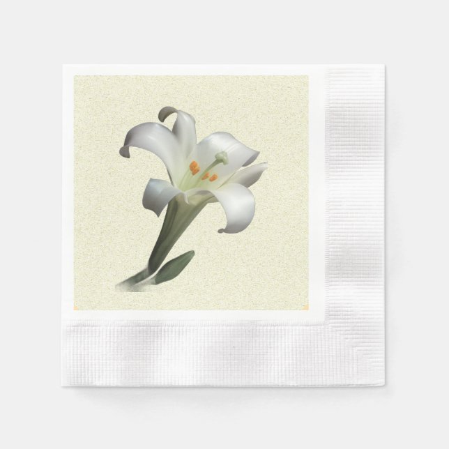 The White Lily - Napkins (Front)