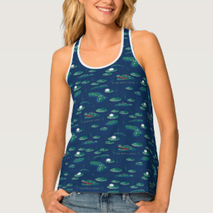 The White Lotus Alligator Lagoon Pattern Tank Top