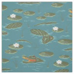 The White Lotus Alligator Waters Pattern Fabric
