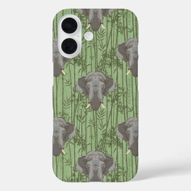 The White Lotus Majestic Elephants Pattern Case-Mate iPhone Case (Back)