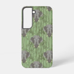 The White Lotus Majestic Elephants Pattern Samsung Galaxy S22 Case