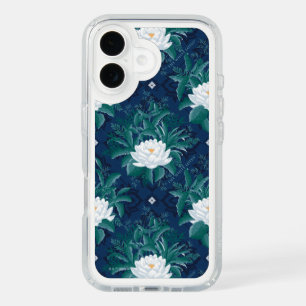 The White Lotus Midnight Lotus Pattern iPhone 16 Case