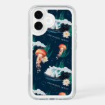 The White Lotus Ocean Jellyfish Pattern iPhone 16 Case