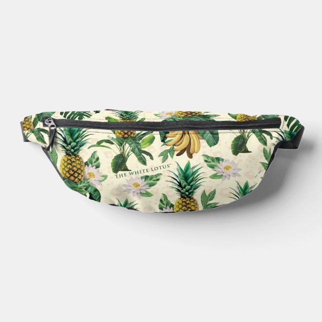 The White Lotus Pineapple Paradise Pattern Fanny Pack (Lay Down)