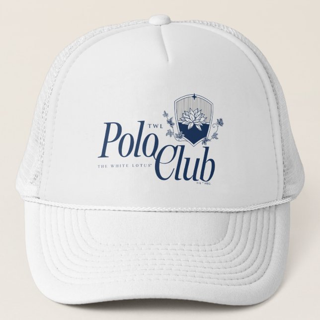 The White Lotus Polo Club Trucker Hat (Front)