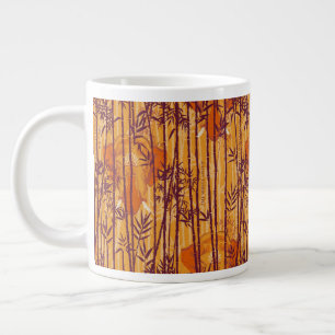 The White Lotus Sunset Safari Pattern Giant Coffee Mug