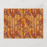 The White Lotus Sunset Safari Pattern Postcard