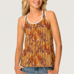 The White Lotus Sunset Safari Pattern Tank Top