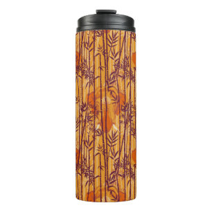 The White Lotus Sunset Safari Pattern Thermal Tumbler
