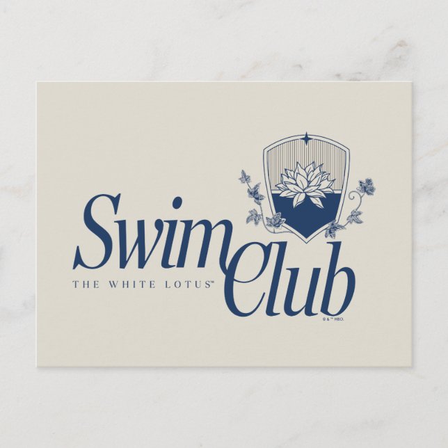 The White Lotus Swim Club Postcard (Front)