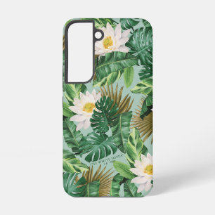 The White Lotus Tropical Canopy Pattern Samsung Galaxy S22 Case