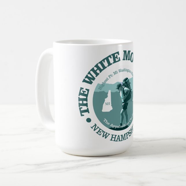 The White Mountains (T) Coffee Mug (Front Left)