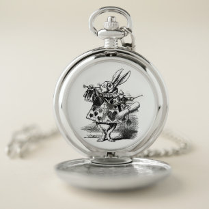 The White Rabbit - Alice in Wonderland Pocket Watch