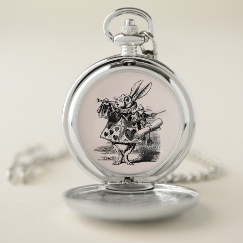 The White Rabbit _ Alice in Wonderland Pocket Watch