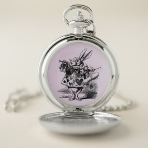 The White Rabbit - Alice in Wonderland Pocket Watch