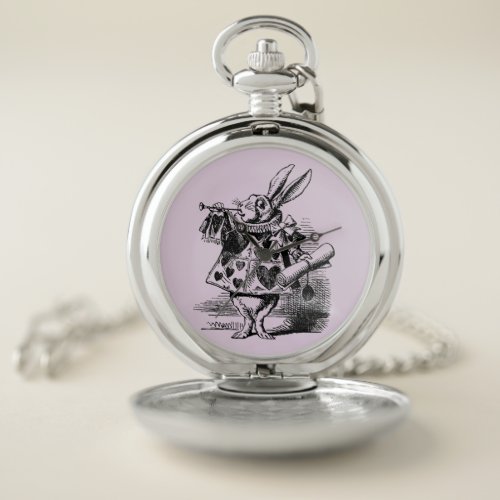 The White Rabbit _ Alice in Wonderland Pocket Watch