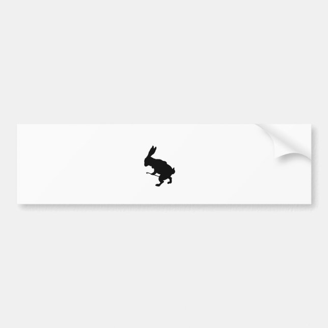 The White Rabbit Bumper Sticker (Front)