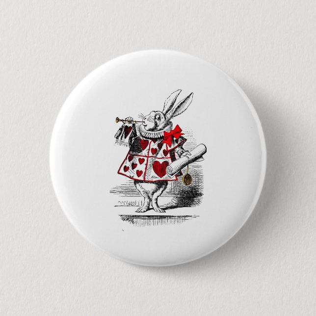 The White Rabbit Button (Front)