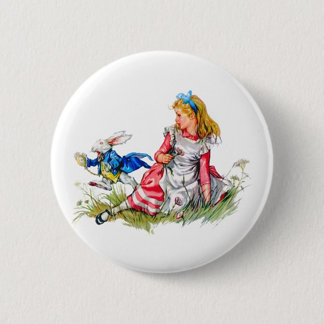 THE WHITE RABBIT DASHES BY ALICE BUTTON (Front)