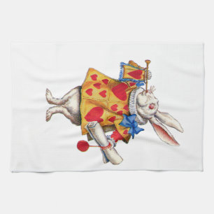 The White Rabbit From Alice in Wonderland Towel