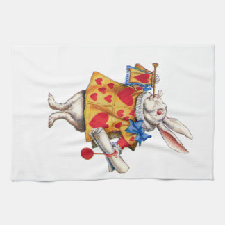 The White Rabbit From Alice in Wonderland Towel
