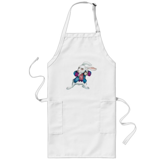The White Rabbit | Looking for Wonderland 2 Long Apron (Front)