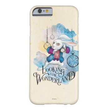The White Rabbit | Looking For Wonderland 3 Barely There Iphone 6 Case by AliceLookingGlass at Zazzle