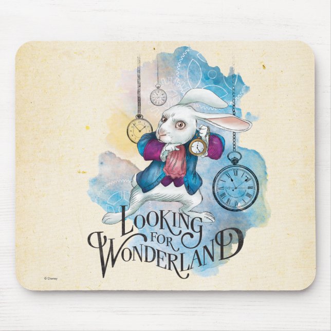 The White Rabbit | Looking for Wonderland 3 Mouse Pad (Front)